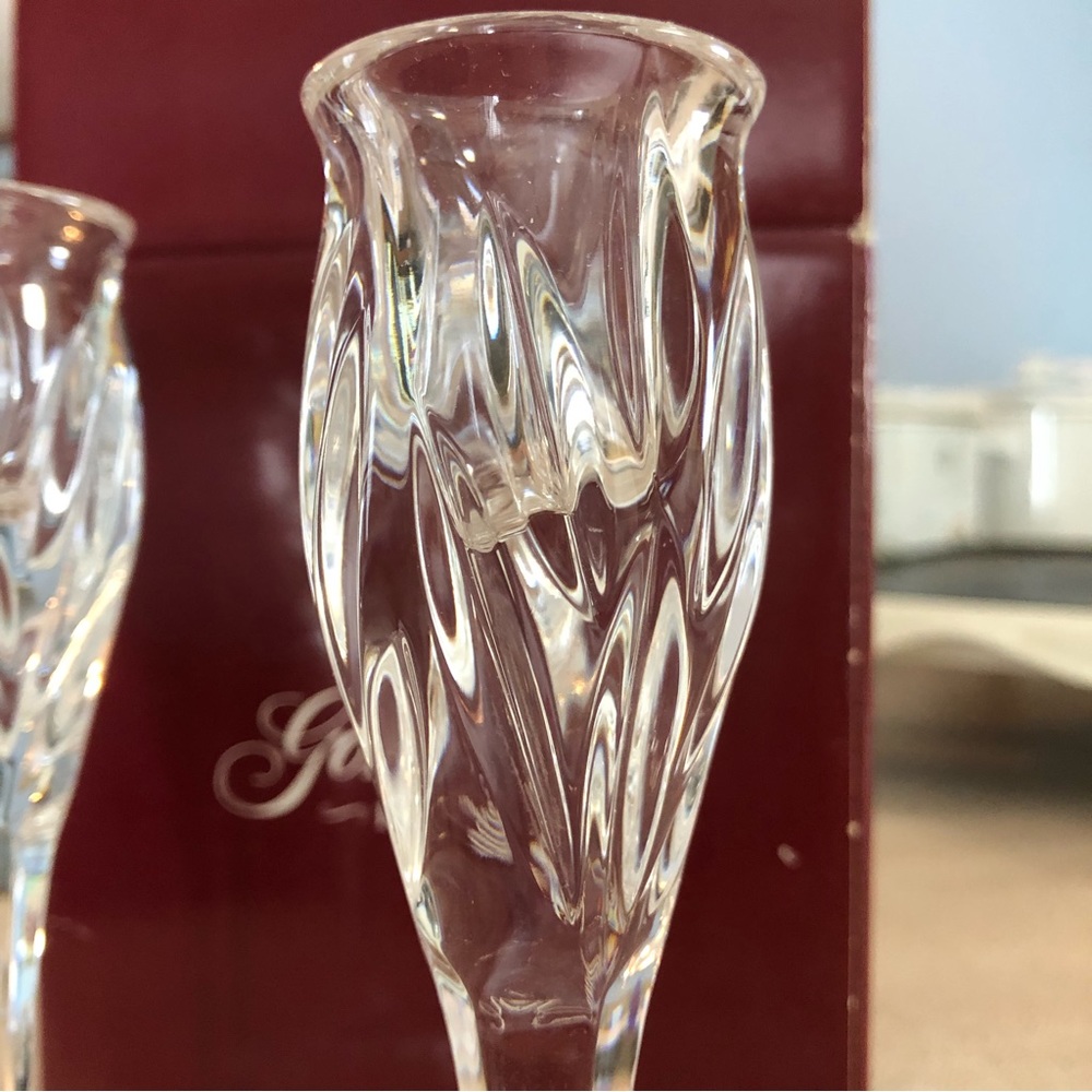 Gotham 1831 Star Blossom Full Led Crystal Candlesticks